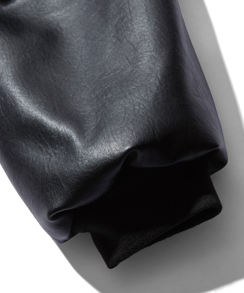 X-girl(エックスガール)の「FAUX LEATHER PADDED JACKET(その他アウター・レディース・ブラック・S/M)」の10枚目の写真