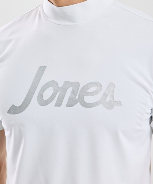 JONES（ジョーンズ）の「【JONESコラボ】半袖モックネックシャツ（Tシャツ/カットソー・レディース・ホワイト/ブラック・XL/M/L/S）」の8枚目の写真