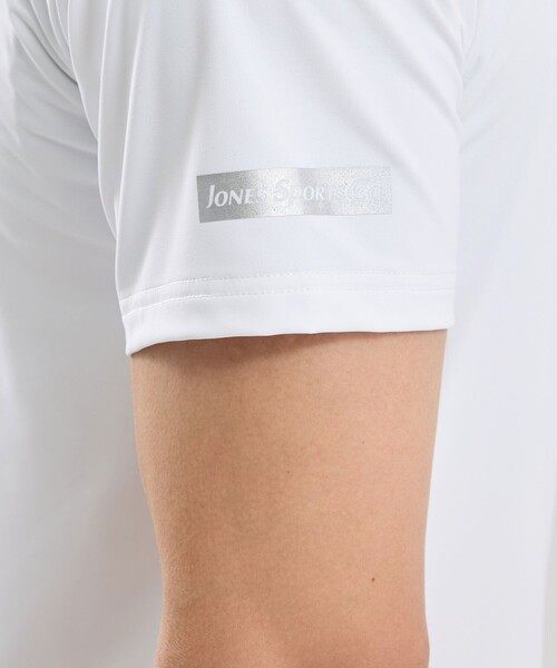 JONES（ジョーンズ）の「【JONESコラボ】半袖モックネックシャツ（Tシャツ/カットソー・レディース・ホワイト/ブラック・XL/M/L/S）」の9枚目の写真
