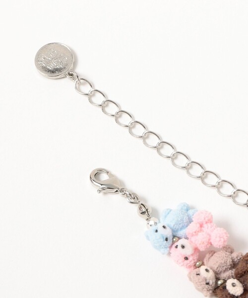 Ray BEAMS（レイビームス）の「LOTUS PINK / Bears ブレスレット（ブレスレット・レディース・シルバー・ONE SIZE）」の3枚目の写真