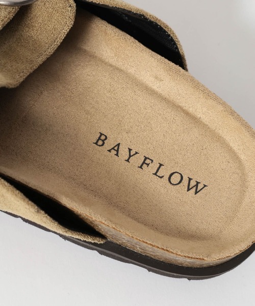 BAYFLOW(ベイフロー)の「バックルベルトサボ(その他シューズ・レディース・ベージュ/アニマル・MEDIUM/LARGE)」の9枚目の写真