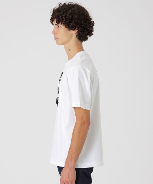 BLACK LABEL CRESTBRIDGE（ブラックレーベル・クレストブリッジ）の「クレストブリッジラビットグラフィックTシャツ（Tシャツ/カットソー・メンズ・ブラック/オフホワイト・S/XL/M/L）」の5枚目の写真