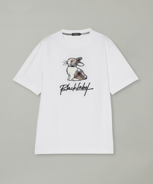 BLACK LABEL CRESTBRIDGE（ブラックレーベル・クレストブリッジ）の「クレストブリッジラビットグラフィックTシャツ（Tシャツ/カットソー・メンズ・ブラック/オフホワイト・S/XL/M/L）」の8枚目の写真