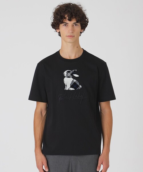 BLACK LABEL CRESTBRIDGE（ブラックレーベル・クレストブリッジ）の「クレストブリッジラビットグラフィックTシャツ（Tシャツ/カットソー・メンズ・ブラック/オフホワイト・S/XL/M/L）」の10枚目の写真