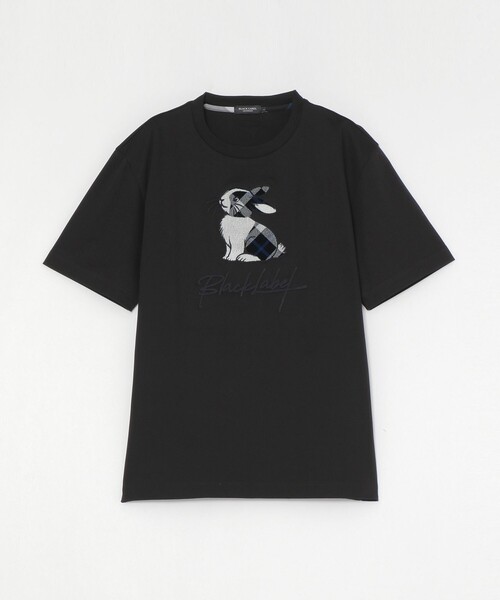 BLACK LABEL CRESTBRIDGE（ブラックレーベル・クレストブリッジ）の「クレストブリッジラビットグラフィックTシャツ（Tシャツ/カットソー・メンズ・ブラック/オフホワイト・S/XL/M/L）」の14枚目の写真