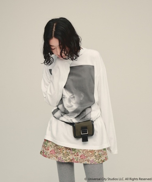 eL(エル)の「【eL】Muse Tee LS/872773(Tシャツ/カットソー・レディース・オフホワイト/グレー・FREE)」の12枚目の写真