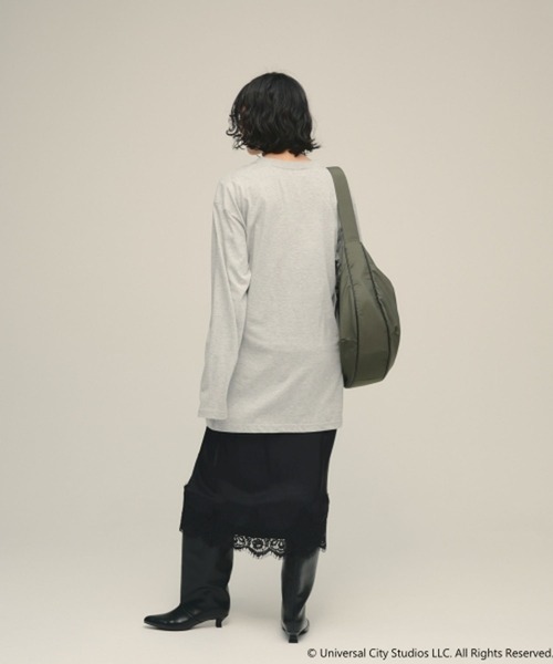 eL(エル)の「【eL】Muse Tee LS/872773(Tシャツ/カットソー・レディース・オフホワイト/グレー・FREE)」の15枚目の写真