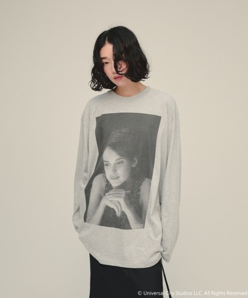 eL(エル)の「【eL】Muse Tee LS/872773(Tシャツ/カットソー・レディース・オフホワイト/グレー・FREE)」の17枚目の写真