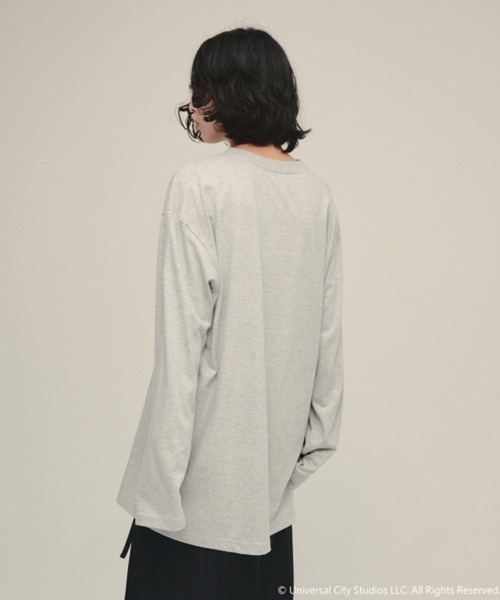 eL(エル)の「【eL】Muse Tee LS/872773(Tシャツ/カットソー・レディース・オフホワイト/グレー・FREE)」の19枚目の写真
