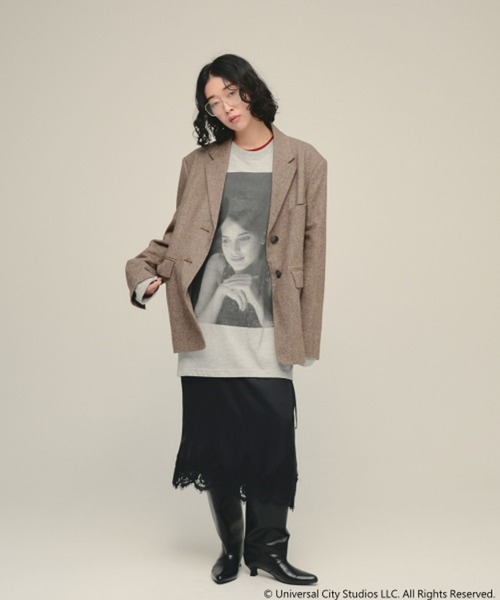 eL(エル)の「【eL】Muse Tee LS/872773(Tシャツ/カットソー・レディース・オフホワイト/グレー・FREE)」の20枚目の写真