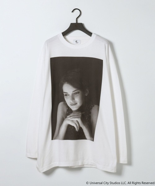 eL(エル)の「【eL】Muse Tee LS/872773(Tシャツ/カットソー・レディース・オフホワイト/グレー・FREE)」の5枚目の写真