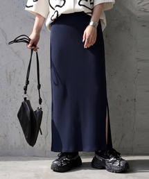 シュッと美 ストレッチ ロングスカート