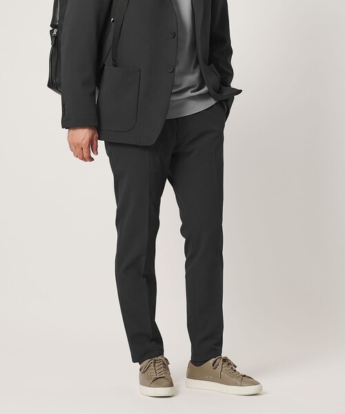 UNITED ARROWS(ユナイテッドアローズ)の「SPORTEX ノープリーツ テーパードパンツ UA COZY ウォッシャブル 2WAYストレッチ 撥水(スラックス・メンズ・ブラック・L/XL/M)」の2枚目の写真
