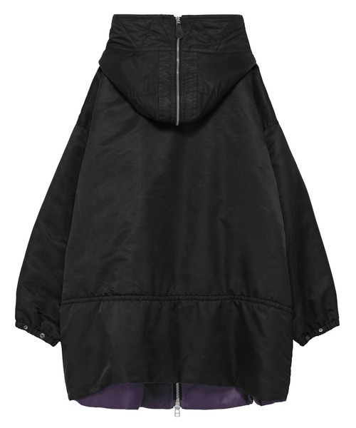 ZUCCa(ズッカ)の「NYLON TWILL / コート(その他アウター・レディース・ブラック・M size/XL)」の2枚目の写真