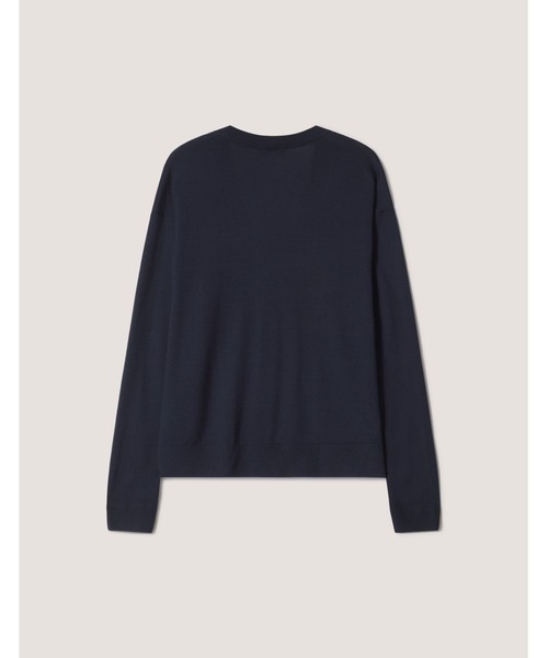 Maison Kitsune(メゾンキツネ)の「RED PROFILE FOX COMFORT CARDIGAN(カーディガン/ボレロ・メンズ・ネイビー・XL/L/M/S/XS)」の3枚目の写真