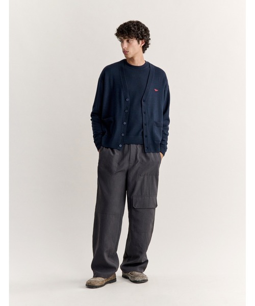 Maison Kitsune(メゾンキツネ)の「RED PROFILE FOX COMFORT CARDIGAN(カーディガン/ボレロ・メンズ・ネイビー・XL/L/M/S/XS)」の6枚目の写真