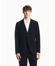 EMPORIO ARMANI | <オンライン限定>【エンポリオ アルマーニ】ビスコースツイル ブレザー CAPSULE TRAVEL ESSENTIAL(テーラードジャケット)