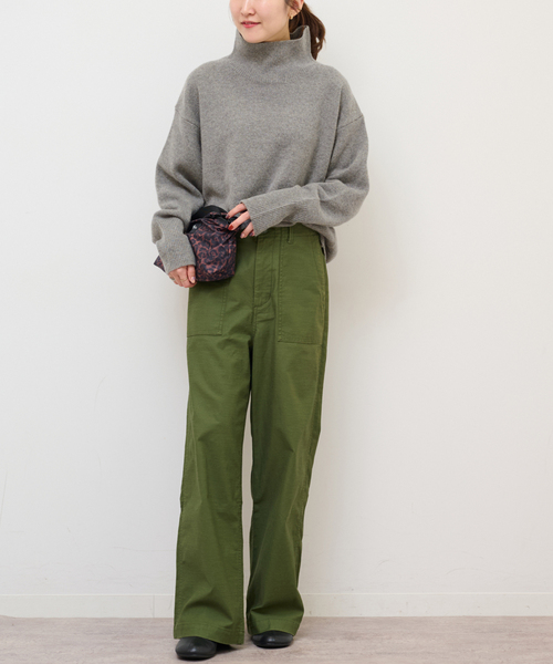 JOURNAL STANDARD relume(ジャーナルスタンダード レリューム)の「《追加》ウールカシミヤハイネックプルオーバー(ニット/セーター・レディース・ホワイト/チャコールグレー/ネイビー/ピンク・FREE)」の5枚目の写真