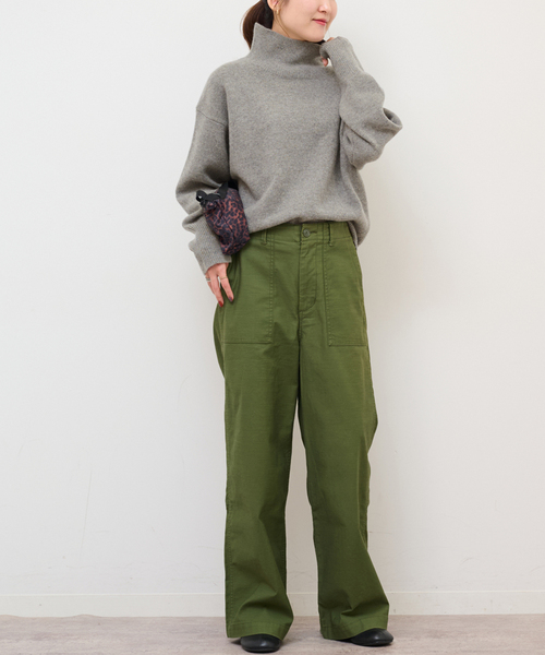 JOURNAL STANDARD relume(ジャーナルスタンダード レリューム)の「《追加》ウールカシミヤハイネックプルオーバー(ニット/セーター・レディース・ホワイト/チャコールグレー/ネイビー/ピンク・FREE)」の6枚目の写真