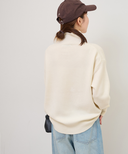 JOURNAL STANDARD relume(ジャーナルスタンダード レリューム)の「《追加》ウールカシミヤハイネックプルオーバー(ニット/セーター・レディース・ホワイト/チャコールグレー/ネイビー/ピンク・FREE)」の20枚目の写真