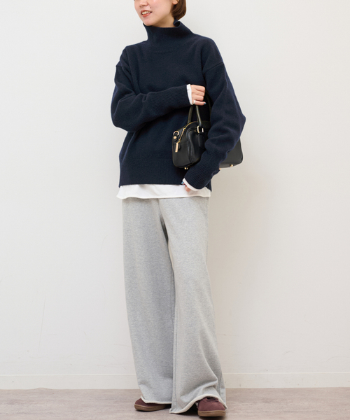 JOURNAL STANDARD relume(ジャーナルスタンダード レリューム)の「《追加》ウールカシミヤハイネックプルオーバー(ニット/セーター・レディース・ホワイト/チャコールグレー/ネイビー/ピンク・FREE)」の22枚目の写真
