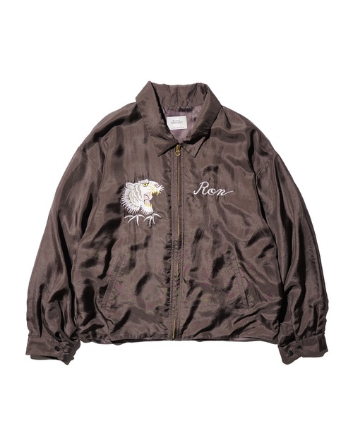 TOWNCRAFT(タウンクラフト)の「TOWNCRAFT / タウンクラフト SILK ROCKABILLY BLOUSON シルク ロカビリーブルゾン(ブルゾン・メンズ・ブラウン/ブラック/チャコールグレー・LARGE/MEDIUM)」の19枚目の写真