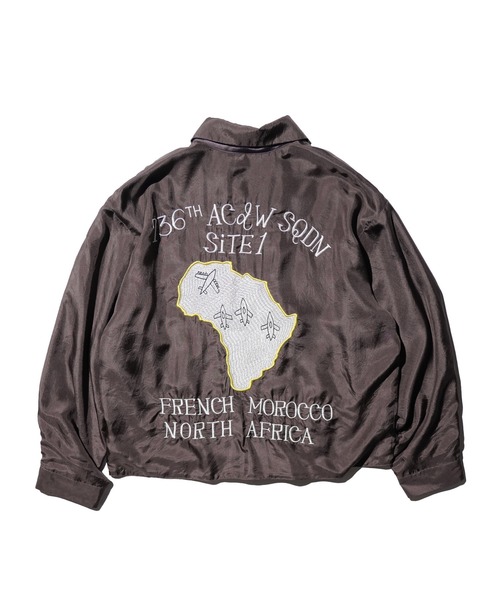 TOWNCRAFT(タウンクラフト)の「TOWNCRAFT / タウンクラフト SILK ROCKABILLY BLOUSON シルク ロカビリーブルゾン(ブルゾン・メンズ・ブラウン/ブラック/チャコールグレー・LARGE/MEDIUM)」の20枚目の写真