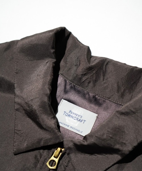 TOWNCRAFT(タウンクラフト)の「TOWNCRAFT / タウンクラフト SILK ROCKABILLY BLOUSON シルク ロカビリーブルゾン(ブルゾン・メンズ・ブラウン/ブラック/チャコールグレー・LARGE/MEDIUM)」の21枚目の写真