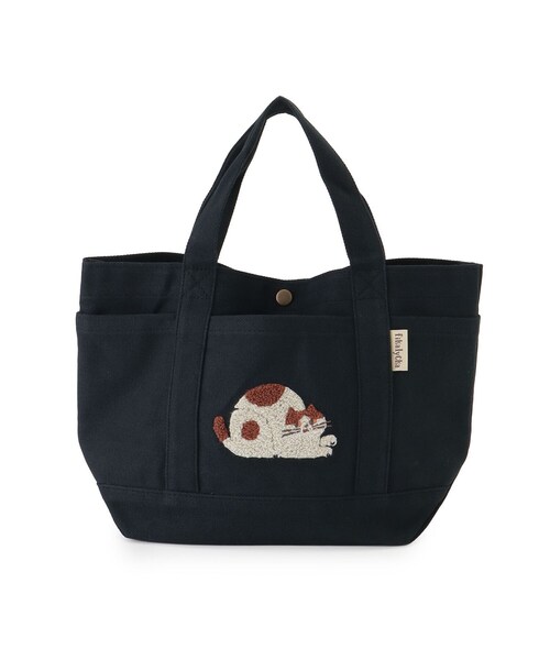 one'sterrace(ワンズテラス)の「fikalycka 帆布トート サガラ刺繍(トートバッグ・レディース・ブラック系8/ベージュ系8/ブルー系その他7/ベージュ系その他7/ワイン系2・99)」の1枚目の写真