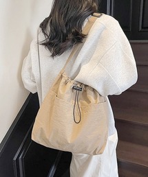 巾着ショルダーバッグ A4対応 軽量鞄