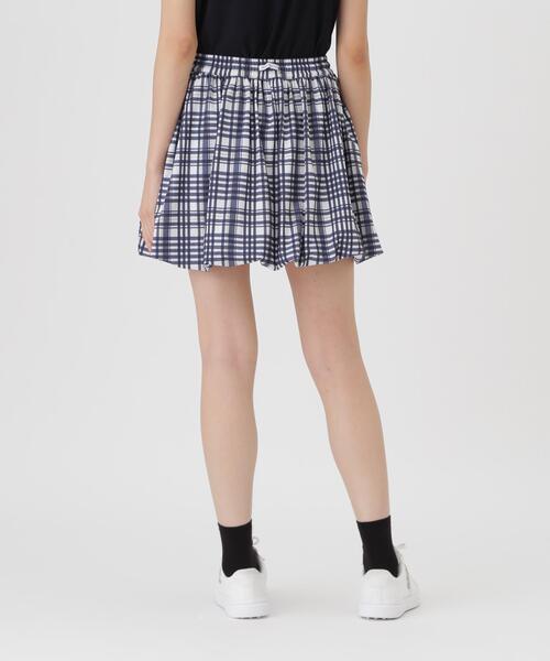 PEARLY GATES(パーリーゲイツ)の「【PEARLY GATES】Peストレッチトリコットメッシュスカート <チェック柄> (WOMENS)(スカート・レディース・グレー系その他・SMALL/MEDIUM)」の6枚目の写真