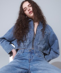 【GISELe10月号掲載】atelier SOMETHING BLOUSON/デニムブルゾン