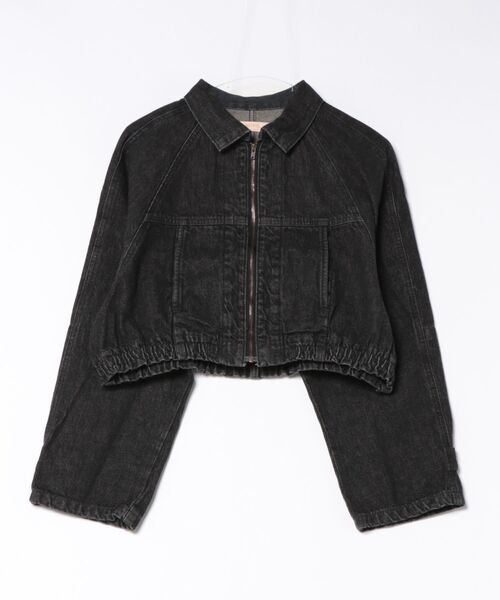 SOMETHING(サムシング)の「【GISELe10月号掲載】atelier SOMETHING BLOUSON/デニムブルゾン(デニムジャケット・レディース・ブラック/インディゴブルー/ライトインディゴブルー・FREE)」の22枚目の写真