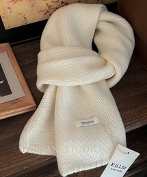 Alum'（アルム）の「リブニットロングマフラー / ストール（マフラー）」