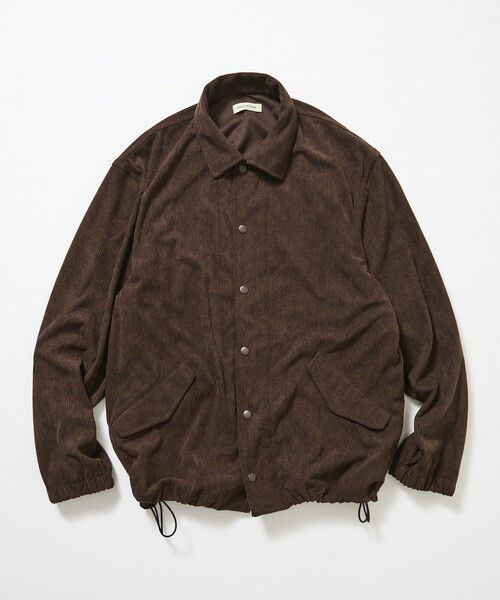 FREAK'S STORE(フリークスストア)の「限定展開 コーデュロイ コーチジャケット(ブルゾン・メンズ・ナチュラル/ブラウン/ブラック/チャコールグレー・MEDIUM/SMALL/LARGE)」の11枚目の写真