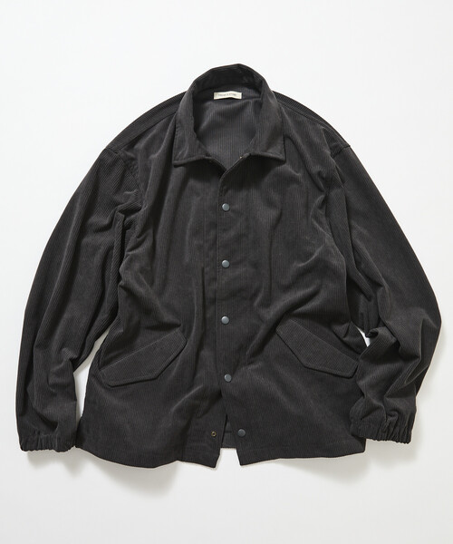 FREAK'S STORE(フリークスストア)の「限定展開 コーデュロイ コーチジャケット(ブルゾン・メンズ・ナチュラル/ブラウン/ブラック/チャコールグレー・MEDIUM/SMALL/LARGE)」の14枚目の写真