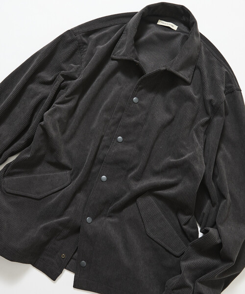 FREAK'S STORE(フリークスストア)の「限定展開 コーデュロイ コーチジャケット(ブルゾン・メンズ・ナチュラル/ブラウン/ブラック/チャコールグレー・MEDIUM/SMALL/LARGE)」の15枚目の写真