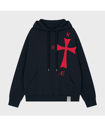 [UNISEX]9RAE CROSS フーディ_4color