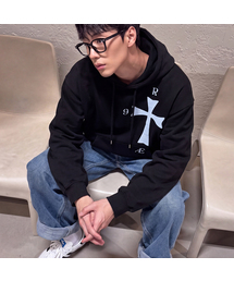 [UNISEX]9RAE CROSS フーディ_4color