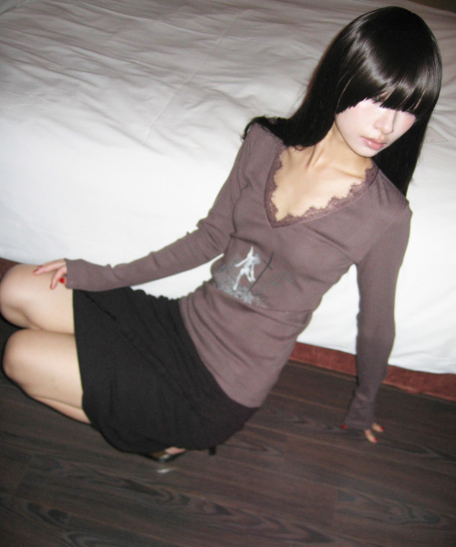 HETIT(ヘティ)の「Grunge Shirring Wrap Skirt (Black)(スカート・レディース・その他・FREE)」の6枚目の写真