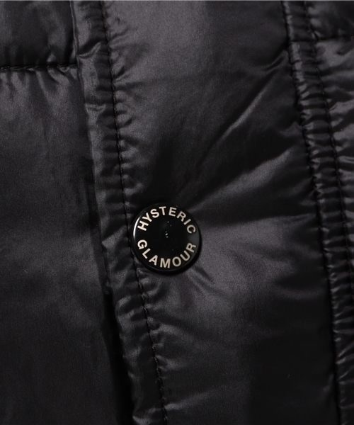 HYSTERIC GLAMOUR(ヒステリックグラマー)の「プリマロフトナイロンタフタ フーデッドJK(ダウンジャケット/コート・レディース・ネイビー/グレー/ブラック・SMALL/MEDIUM)」の7枚目の写真