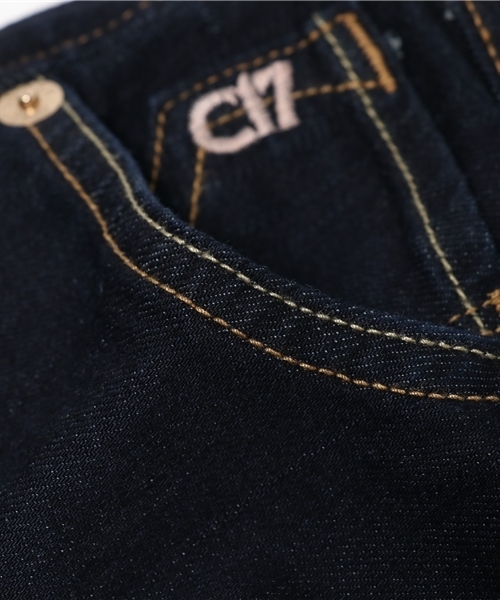 JEANS MATE（ジーンズメイト）の「【C-17】C311ブーツカットパンツ　ワンウォッシュ（デニムパンツ・レディース・ワンウォッシュ・29inch/28inch/27inch/31inch/30inch）」の7枚目の写真