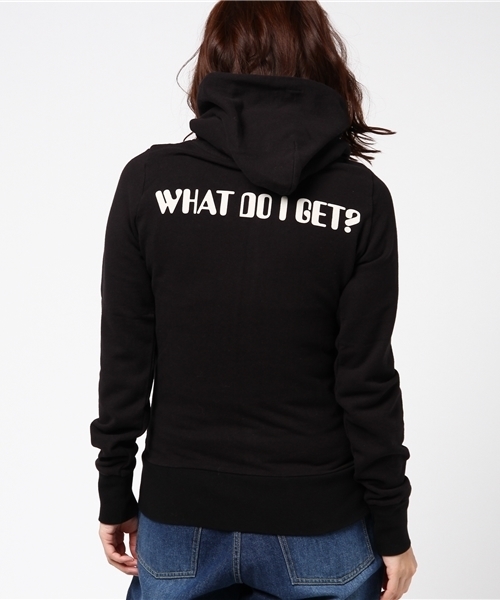 HYSTERIC GLAMOUR(ヒステリックグラマー)の「FLAG BEAR pt PK(パーカー・レディース・ホワイト/トップグレー/ブラック・SMALL/MEDIUM)」の4枚目の写真