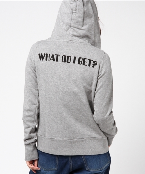 HYSTERIC GLAMOUR(ヒステリックグラマー)の「FLAG BEAR pt PK(パーカー・レディース・ホワイト/トップグレー/ブラック・SMALL/MEDIUM)」の7枚目の写真