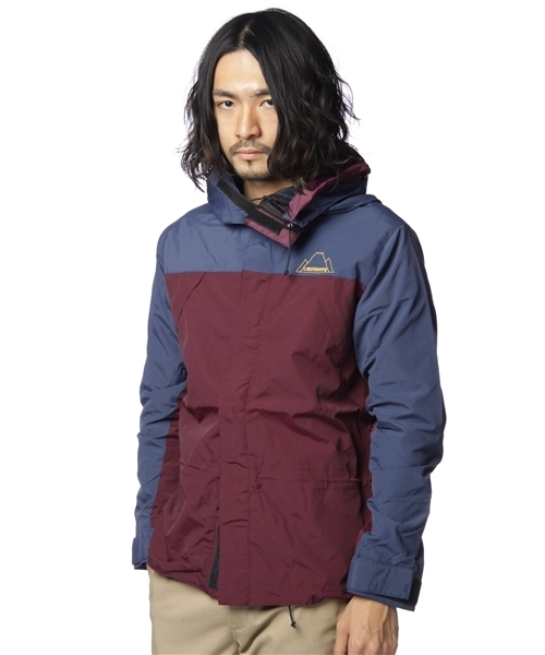 coen（コーエン）の「ナイロンマウンテンパーカー （マウンテンパーカー・メンズ・ブラック/コバルトブルー/パープル・SMALL/MEDIUM/LARGE/X-LARGE）」の3枚目の写真