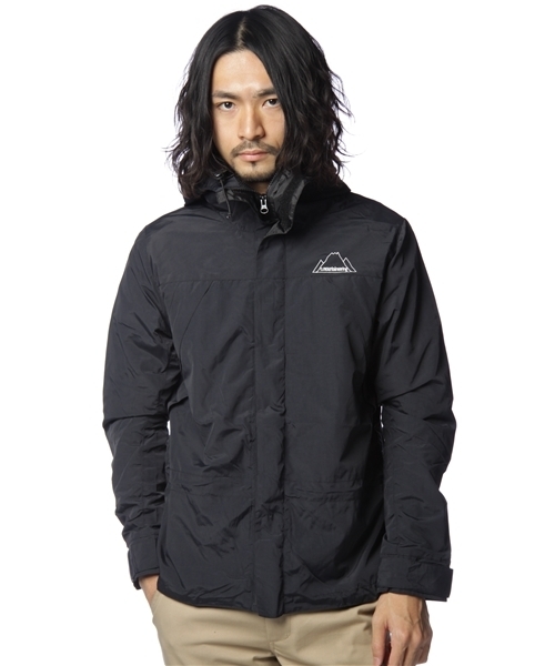 coen（コーエン）の「ナイロンマウンテンパーカー （マウンテンパーカー・メンズ・ブラック/コバルトブルー/パープル・SMALL/MEDIUM/LARGE/X-LARGE）」の2枚目の写真