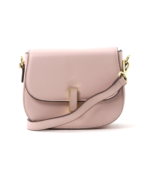 PLAIN CLOTHING（プレーンクロージング）の「Fレザーラウンドショルダーバッグ【PLAIN CLOTHING】（ショルダーバッグ・レディース・ベージュ/キャメル/ホワイト/ピンク/ブラック・FREE）」の19枚目の写真