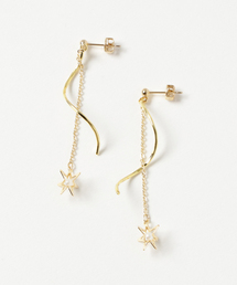 kodemari（コデマリ）の「kodemari/wave　star　ピアス（ピアス（両耳用））」