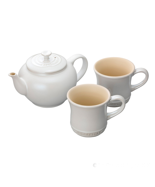 Le Creuset（ルクルーゼ）の「ティーポット＆マグ（SS）（2個入り）セット（食器・レディース・チェリーレッド/ピンク系その他/ブルー系その他/ホワイト系その他/オレンジ/ブルー系その他2/ピンク系その他2・ONE SIZE）」の2枚目の写真