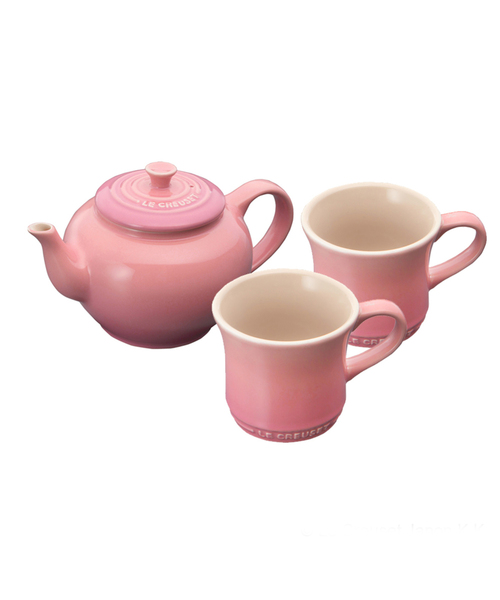 Le Creuset（ルクルーゼ）の「ティーポット＆マグ（SS）（2個入り）セット（食器・レディース・チェリーレッド/ピンク系その他/ブルー系その他/ホワイト系その他/オレンジ/ブルー系その他2/ピンク系その他2・ONE SIZE）」の5枚目の写真